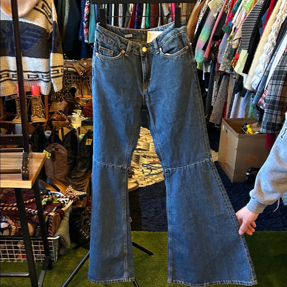 Monki NWT super Flare Leg Jeans
